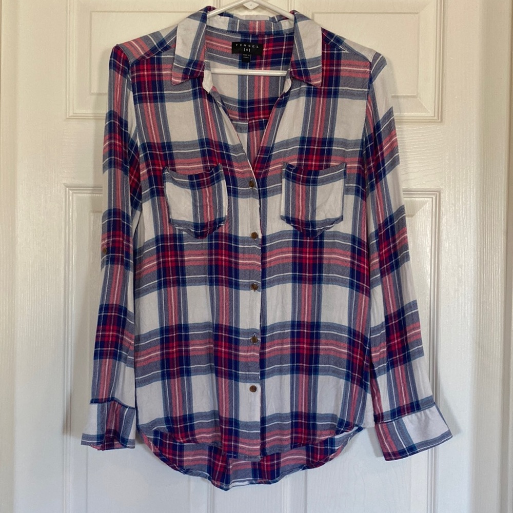 Plaid Button-down Shirt